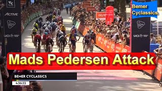 PEDERSEN Mads Attack diKilometer terakhir  BEMER Cyclassics 2023 [upl. by Bridie223]