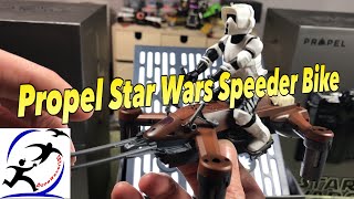 Propel Star Wars Speeder Bike Drone Unboxing and first flights [upl. by Osborne]