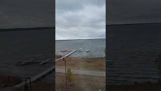 View of the lake from our hotel room in Bemidji Minnesota [upl. by Phi]