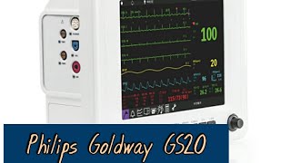 Philips Goldway GS20  Multiparamonitor  Features specification and operation of Patient monitor [upl. by Dnalro]