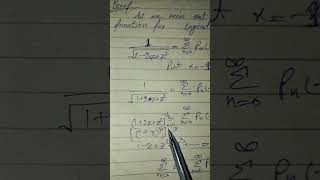 Special Results involving Legendre polynomials Special function [upl. by Cut449]