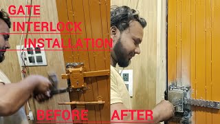 Door Interlock Fitting How To Gate Interlock Installation [upl. by Pero]