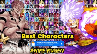 Update Anime Crossover Mugen Game Best Characters Android [upl. by Keefer]