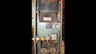 Service of the antique pilot furnace part 1 [upl. by Keung]