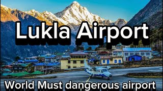 Lukla Airport Landing and takeoff full video  Lukla Airport [upl. by Aratnahs165]