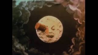 Remastered A Trip to the Moon by the magician Georges Méliès 1902  scene1 [upl. by Ecnarual56]