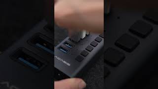 New Upgraded 10gbps 7 Ports USB Hub with Individual OnOff unboxing pc group hub acasis game [upl. by Nolasba]