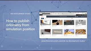 ROS QampA 007  How to publish odometry from simulation position [upl. by Tansey]