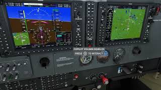 KMCN RNAV 23 Approach G1000 [upl. by Attikin835]