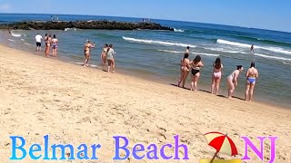 Belmar Beach New Jersey  Travel  Trip  2021  Full Video [upl. by Kaitlyn]