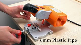 BEAMNOVA Mini Miter Saw Electric Power Table Saw Benchtop CutOff Chop Saw Orange [upl. by Nomzaj]