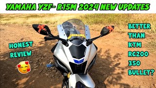 Yamaha YZF R15 M 2024 Review  Is Better Than KTM RC200 And Bullet350 [upl. by Merry]