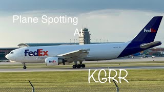 Plane spotting at Grand Rapids Gerald R Ford INTL Airport GRR KGRR [upl. by Arteid]