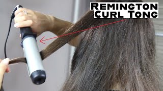 Remington Ci5338 Pro Big Curl Tong unboxing first look amp test [upl. by Deden]