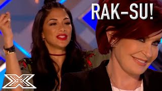 RakSu Have Nicole Dancing Along To SENSATIONAL Original Song  X Factor Global [upl. by Hannazus29]