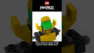 LEGO 31124 amp LEGO Ninjago 71781 Lloyd’s Mech Battle EVO [upl. by Annayad]