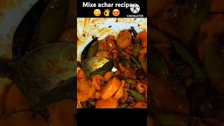 Mixe achar recipe 😋 👌 especial cookwithpreeti food shortvideo short shorts [upl. by Yendirb]