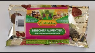 Limpezirea vinului in mod natural cu BENTONITA ALIMENTARA [upl. by Mor]