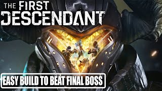 EXPLAINED How To Beat The Hanged Man FINAL BOSS With Gameplay  The First Descendant Guide 4K [upl. by Izawa]