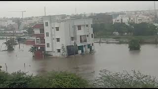 2021 flood in Chennai tambaram varadharajapuram area video 3 [upl. by Waiter416]