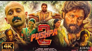 PUSHPA 2  2024 New Released South Hindi Dubbed Full Action Movie In 4K  Allu Arjun amp Rashmika [upl. by Stilla557]