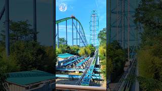 Tallest Roller Coaster In The World 🌎 Kingda Ka shorts viral rollercoaster kingdaka trending [upl. by Cott]