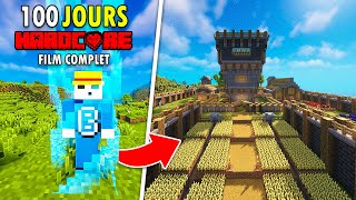 Jai survécu 100 jours dans une BORDURE 1x1 EN EXPANSION sur Minecraft Hardcore [upl. by Mckenna]