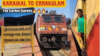 🚂Tea Garden Express🔥 Karaikal to Ernakulam train travel vlog Michael Raj [upl. by Rammus405]