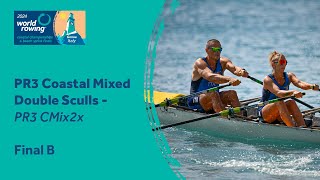 2024 World Rowing Beach Sprints Finals  PR3 Coastal Mixed Double Sculls  Final B [upl. by Frodeen]