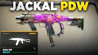 THE NEW MAX DAMAGE JACKAL PDW CLASS in WARZONE 3 BEST JACKAL PDW CLASS SETUP [upl. by Barbarese]