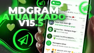 ATUALIZAÇÃO DO BRABO MDGRAM MELHOR VERSÃO 155 💚 RECURSOS  2023 [upl. by Yendroc]