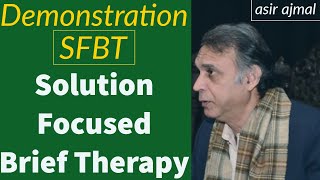 Demonstration of Solution Focused Brief Therapy UrduHindi [upl. by Betsey]