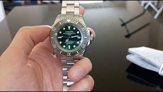 OCEAN X SHARKMASTER 1000 Alternative Rolex SeaDweller DeepSea ou Hulk  Lavis de Tonio  MTC [upl. by Aramenta]