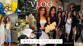 vlogBFFs Bridal Era amp graduationbachelorettePetals amp ProseccoItalian bridal showerChicago vlog [upl. by Calesta]