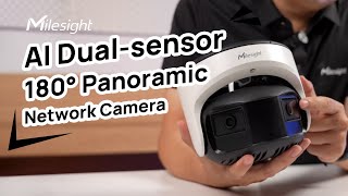 Introducing Milesight AI Dualsensor 180° Panoramic Camera [upl. by Engleman307]