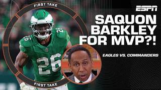 Stephen A is ALL IN on Saquon Barkley amp Eagles 😤  Can Josh Allen defeat the Chiefs 👀  First Take [upl. by Hayarahs]