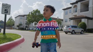 Canon R8 Gyroflow vs Digital IS Enhanced [upl. by Files763]