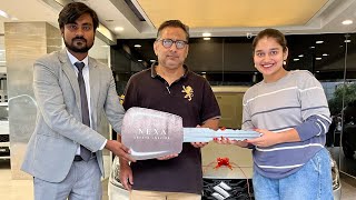 Bought New Maruti Suzuki Baleno 🧿  NEXA Showroom Noida  New Car  Family Vlog  Meghna Handoo [upl. by Draw]