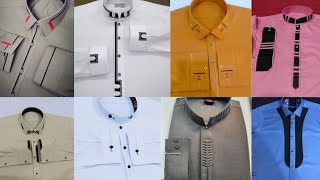 🥰latest 35 mensboys Eid dress designs collar k designs bann k designs kaff k designs 😍 kurta [upl. by Hooper]