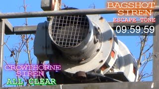 Your favourite BROADMOOR SIRENS in action  Extreme closeup views [upl. by Geehan960]