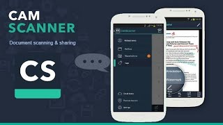 شرح استخدام برنامج camscanner لسحب الملفات والمستندات بشكل سريع وبسيط [upl. by Noired]