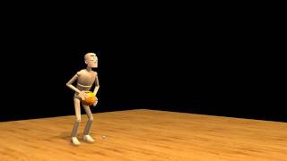 Jump Shot Animation 3ds Max [upl. by Ennaitsirhc]