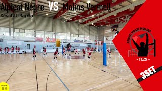 Infantil Vermell 3 SET de la 11 Jornada 2 Fase entre el Alpicat Negre VS Molins Vermell [upl. by Nireves]