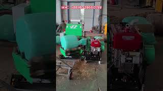 Diesel 50 model silage baler for storing fodder without electricity [upl. by Aziar230]