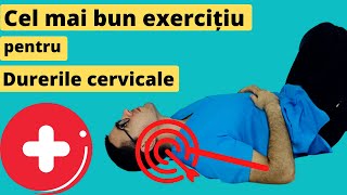 Cel mai bun exercițiu pentru durerile cervicale [upl. by Ahsinrac545]