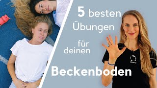 5 Übungen für den Beckenboden  besser als Kegel [upl. by Nagiam]