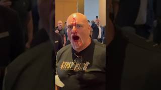 John Fury HEADBUTTS Oleksandr Usyk’s Team amp Starts BLEEDING after HEATED PHYSICAL EXCHANGE shorts [upl. by Burton960]