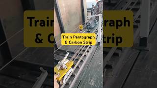 Train Pantograph amp Its Carbon Strip  Why Carbon Strip use in Pantograph trainknowledge rrbalp [upl. by Alard]