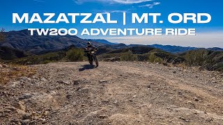 TW200 Adventure Ride  Mazatzal amp Mt Ord [upl. by Joyan601]