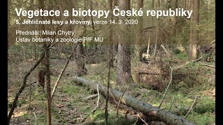 Vegetace a biotopy České republiky 5  Jehličnaté lesy a křoviny [upl. by Aizirk103]